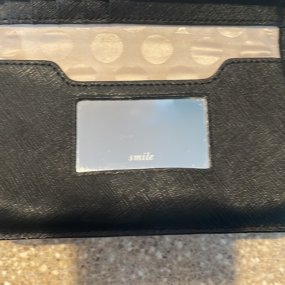 Kate Spade ♠️ Cedar Street Tech Wristlet 8ARU1099 black saffiano leather - Picture 4 of 10